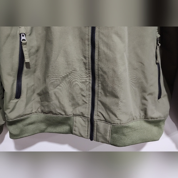 Duluth Trading Men's Olive Green Full-Zip Windbreaker/Golf Jacket, Size Large - Picture 3 of 9